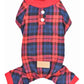 Scottish Dog Pajama Red and Blue Plaid