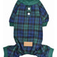 Green and Blue Plaid Scottish Dog Pajama