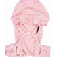 Parisian Pet 'Velour Pajama Blush' for Dogs & Cats, Soft Pet Sleepwear, Luxury Dog Pajamas, Blush Pink-Valentine's Day