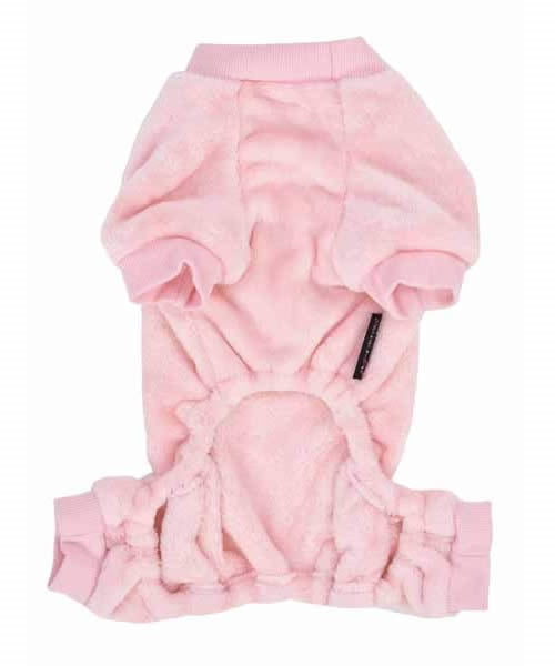 Parisian Pet 'Velour Pajama Blush' for Dogs & Cats, Soft Pet Sleepwear, Luxury Dog Pajamas, Blush Pink-Valentine's Day