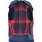 Scottish Pleated Tuxedo, Red/Blue Plaid