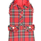 Tartan Fringe Dog Dress Red