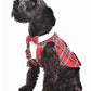 Parisian Pet 'Tartan Tuxedo White/Red' for Dogs and Cats, Stylish Christmas Formal Wear, Designer Pet Tuxedo