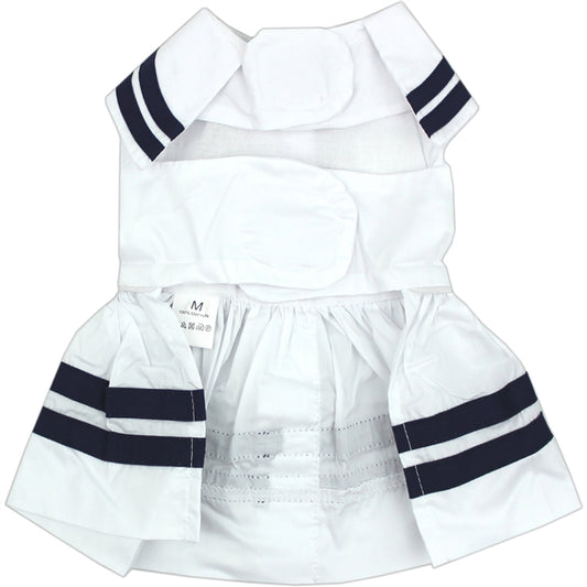 Sailor Dress - White