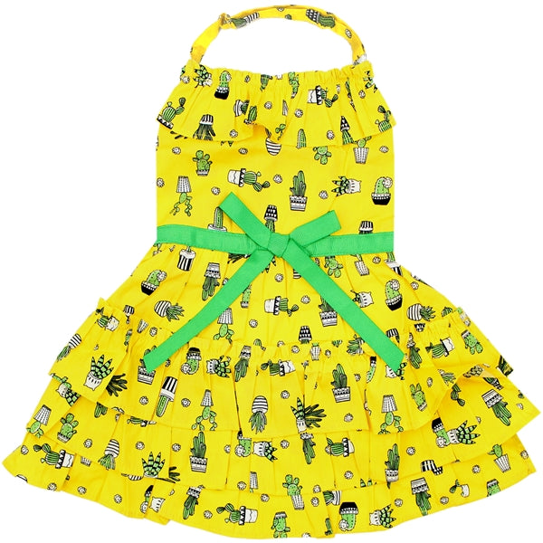 Cactus Tiered Dog Dress