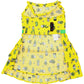 Parisian Pet 'Cactus Tiered Dress' Dog & Cat Shirt – Tropical Summer Outfit – Yellow