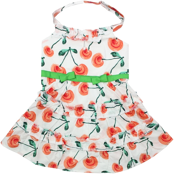 Red Poppies Boho Dog Dress