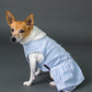 Parisian Pet 'Gingham Countryside Lace Dress' Dog & Cat Shirt – Stylish Blue Plaid Dress – Blue