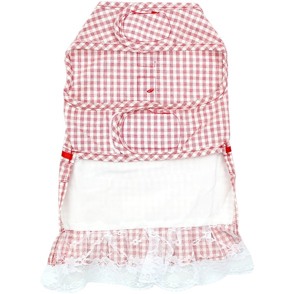 Gingham Countryside Dress - Red