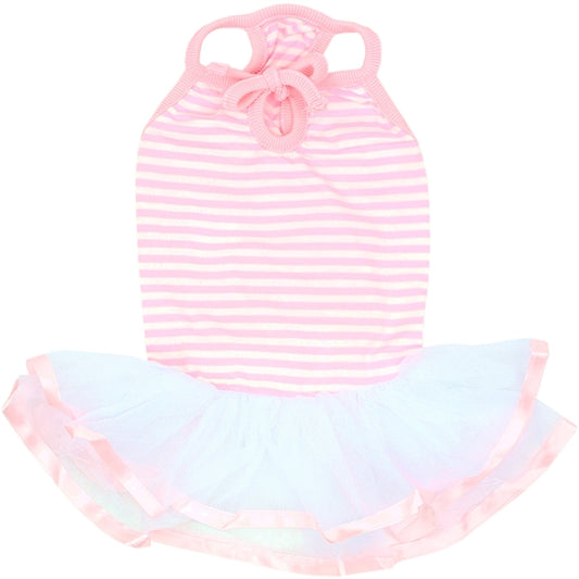 Ballerina Dog Dress Pink