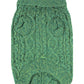 Parisian Pet 'Cable Knit Sweater' - Warm & Stylish Pet Sweater in Green for Dogs & Cats